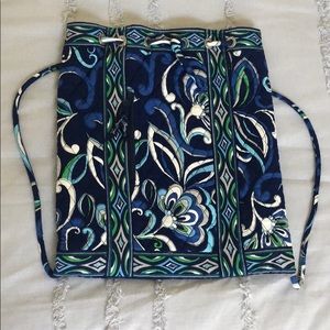 Vera Bradley Multicolor Blue Drawstring Backpack